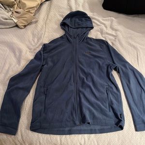 Blue Hooded Helly Hansen Fleece Jacket